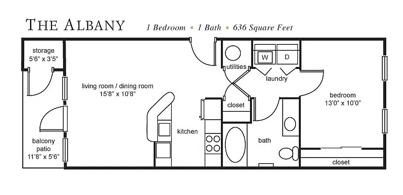 Floor plan A1 | The Albany
