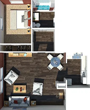 1 Bedroom A 1 Bedroom A