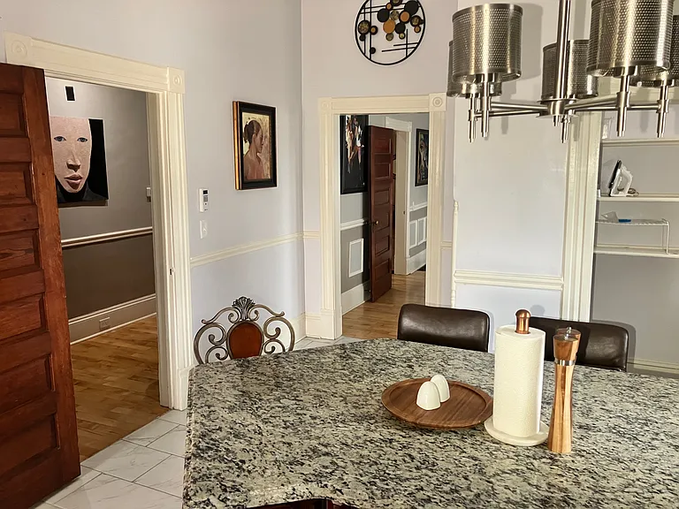 Hallway from back of house to front