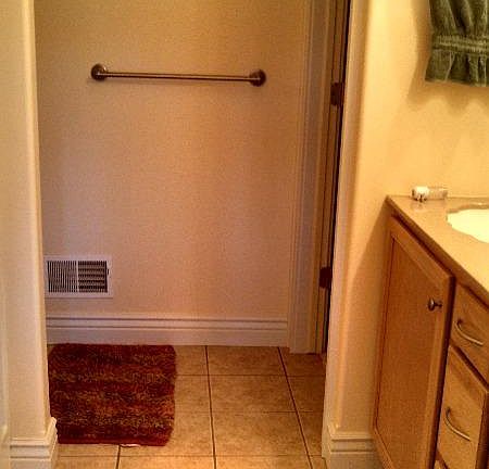 Master Bath has large shower/2 sinks/walk-in closet