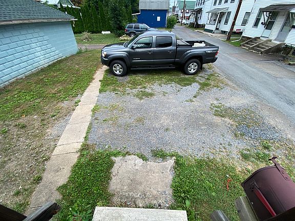 Off-street parking from entrance