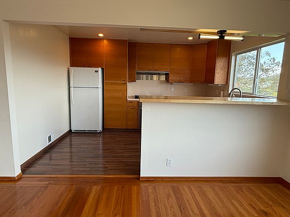 Kitchen. New stainless steel Frigidaire fridge and dishwasher arriving before move in.
