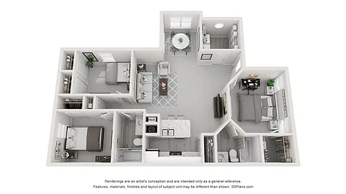 Floor plan The Saluda