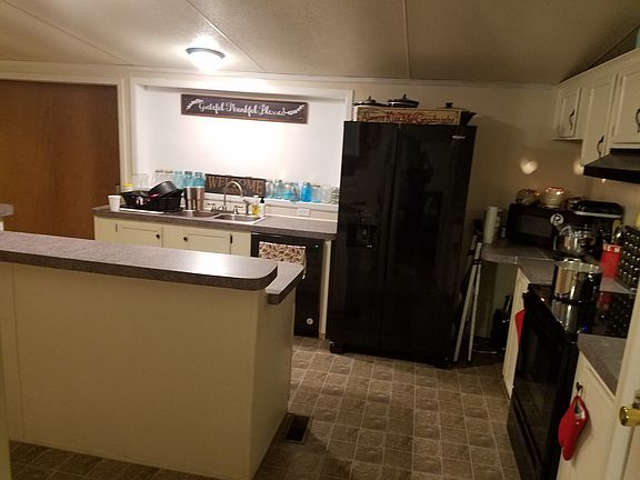 Kitchen view from living rm