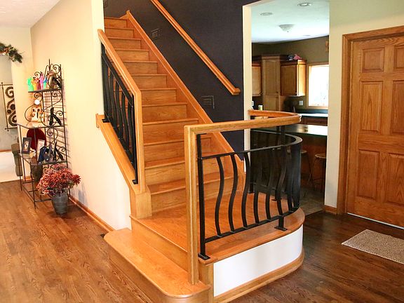 Custom railing throughout