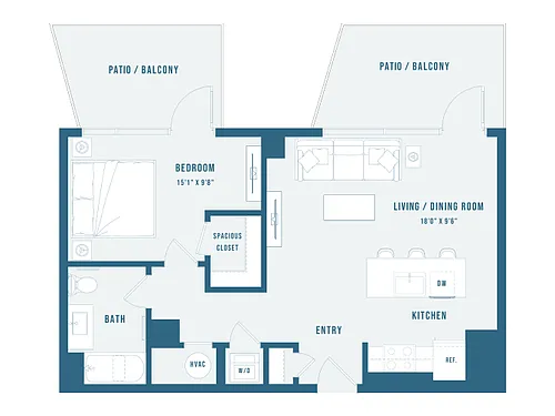 Floor plan Colette B8PH
