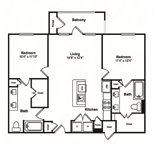 Floor plan B2