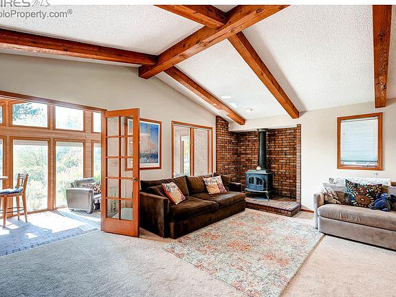 Living Area w/ Vaulted Ceilings