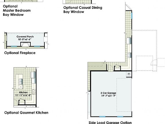 The Frisco Floor Plan Option