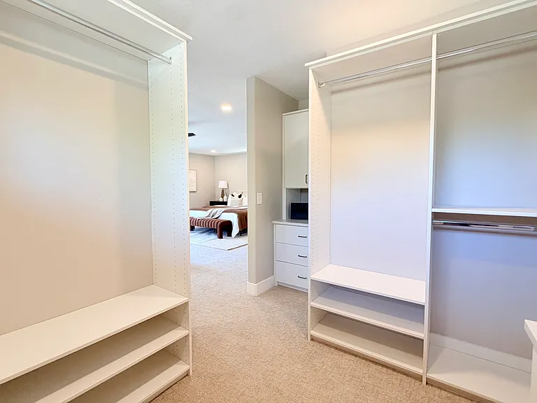 Primary closet