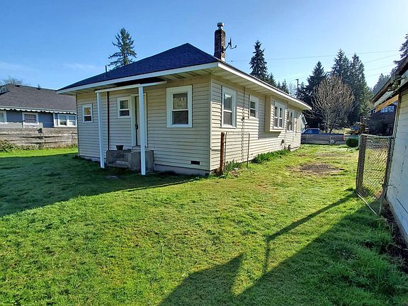 Back door, and back yard.