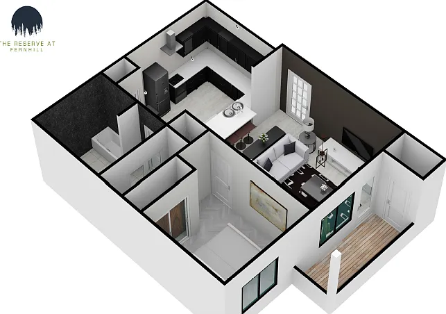 One Bedroom Floor Plan One Bedroom Floor Plan