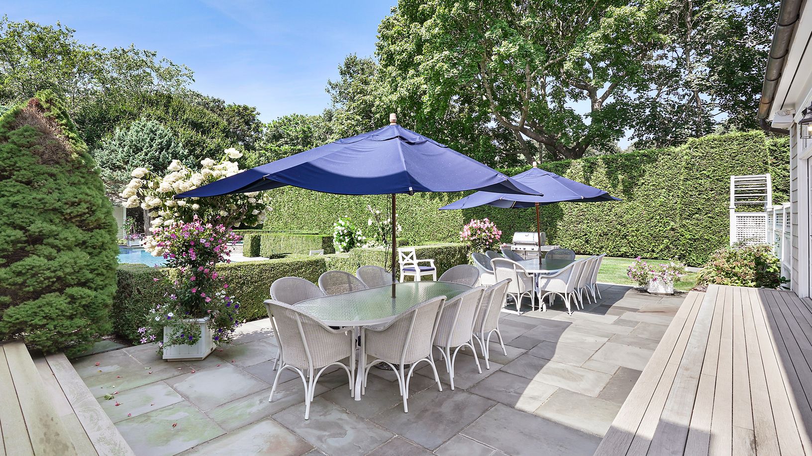 Abundant entertaining space