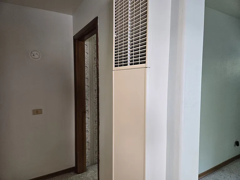 Natural Gas Furnace in Central Hallway