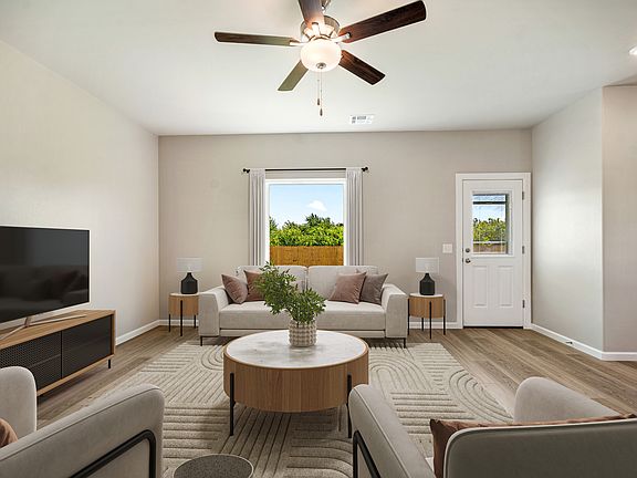 Enjoy hosting friends and family in the spacious living area.