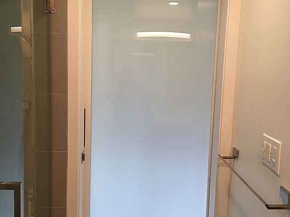 Barn door entrance to master