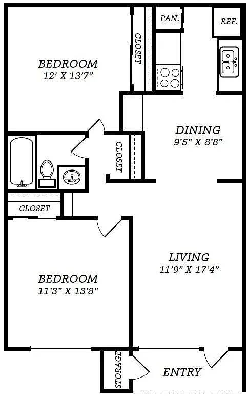 Floor plan B2