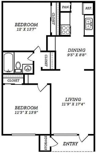 Floor plan B2