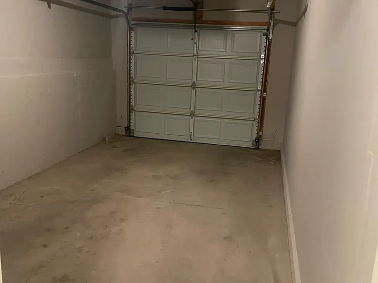 Attached Garage with new garage door
