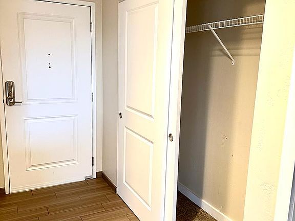 Entry way with coat closet