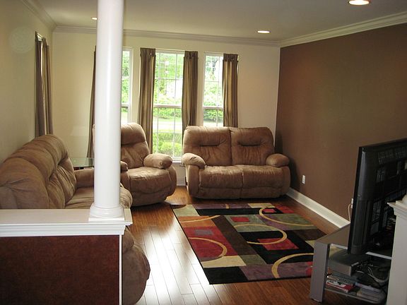 Living Room with Recessed Lighting