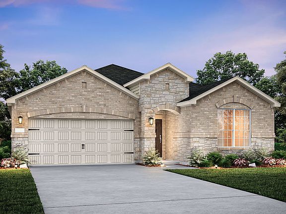 The Orchard, a one-story home with 2-car garage, shown with Home Exterior 34