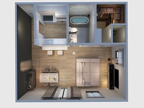 Floor plan StudioMKT