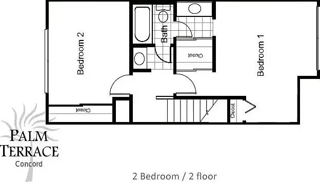 2 bedroom 2nd floor