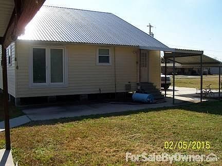 Rear of house