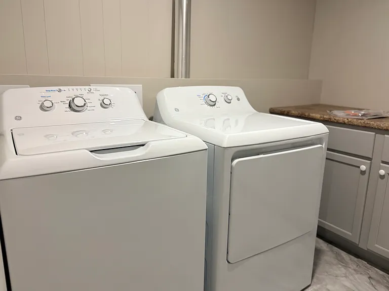 Full size washer and electric dryer