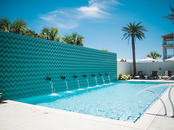 The adults-only pool at The Sunflower Beach Club.