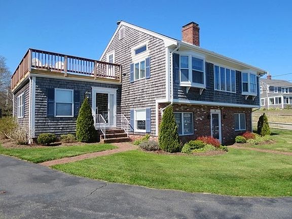 Front of house with new roof top deck