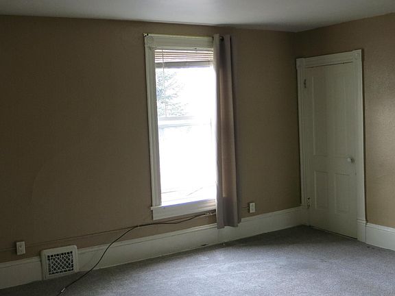Living room with walk in closet
