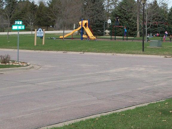 city park across the street