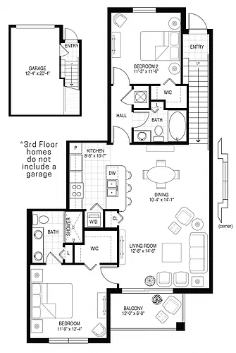 Floor plan B2A
