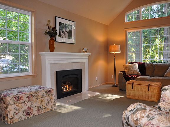 The Living Room with Vaulted Ceiling