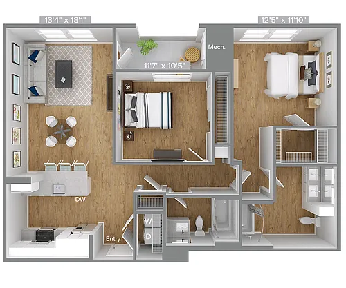 Floor plan Furnished-f-B2