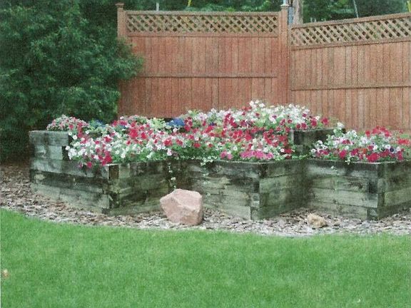 One conner of the garden