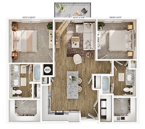 Floor plan B1