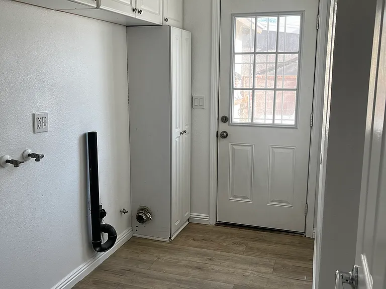 Laundry Room and back door