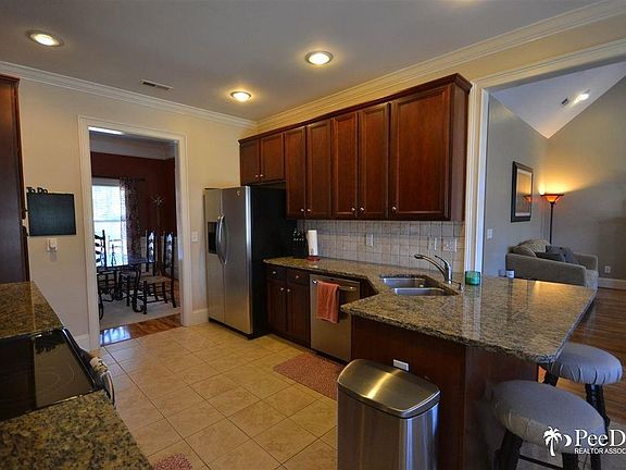 Open concept living room and kitchen