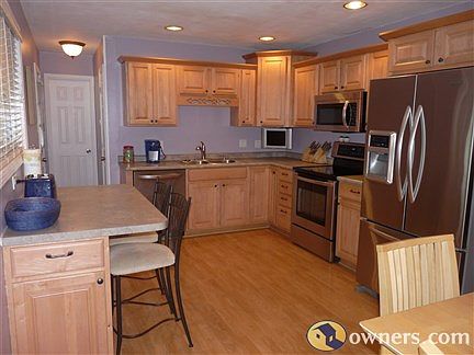 Fully remodeled kitchen.