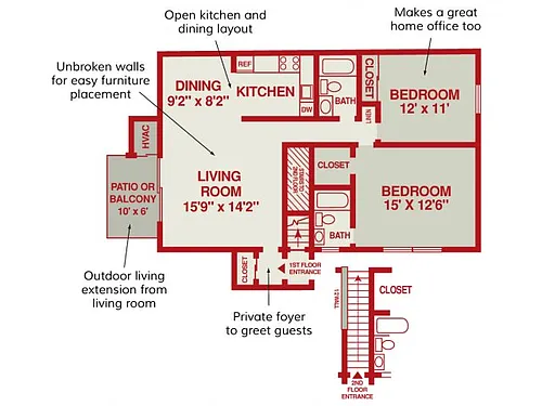 Floor plan Blue Jay