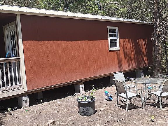 Cabin finished exterior