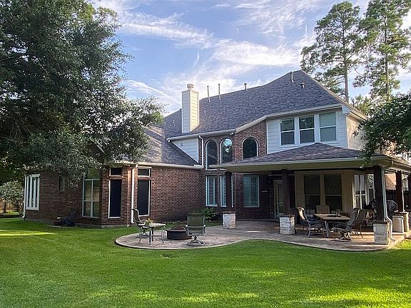 Backyard with patio