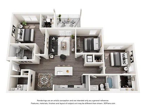 Floor plan C1 - Mills River