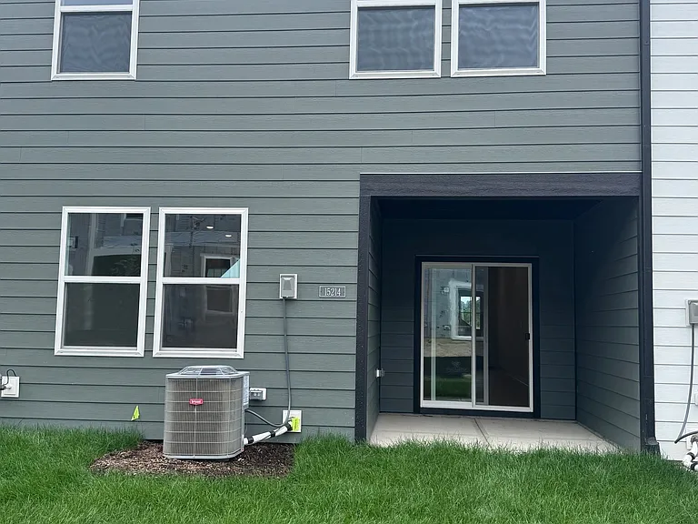 Back exterior
Private backyard area with open space behind home