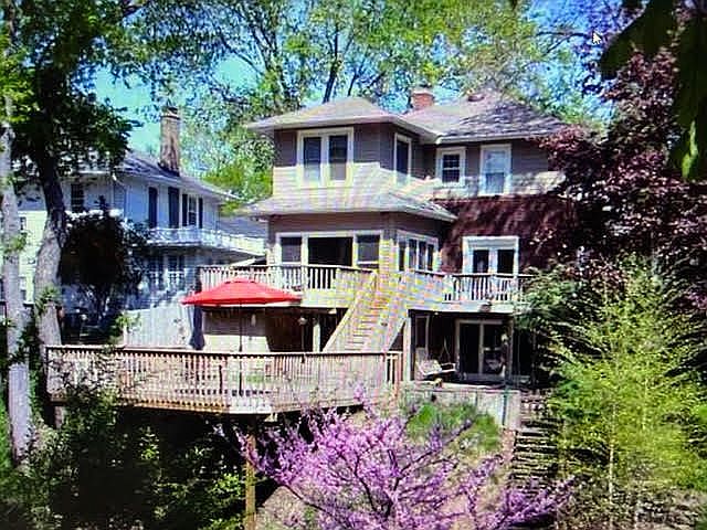 Rear View of House - Spring 