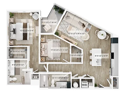 Floor plan The Ironclad