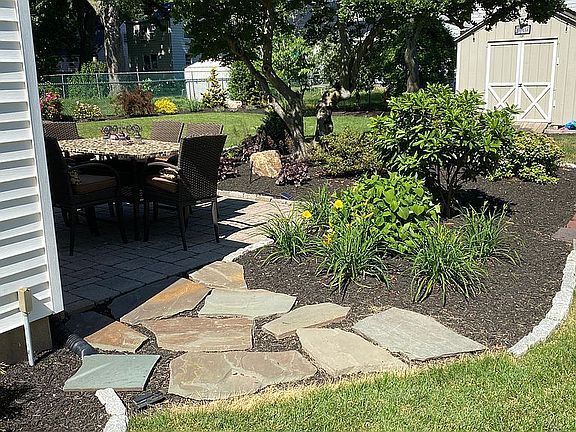 Nicely Landscaped Yard